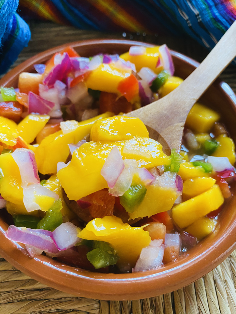 Mango Salsa Close Up