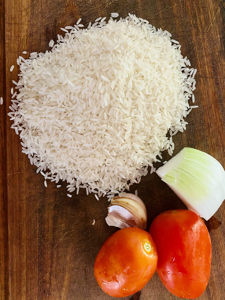 Ingredients for Authentic Mexican Red Rice