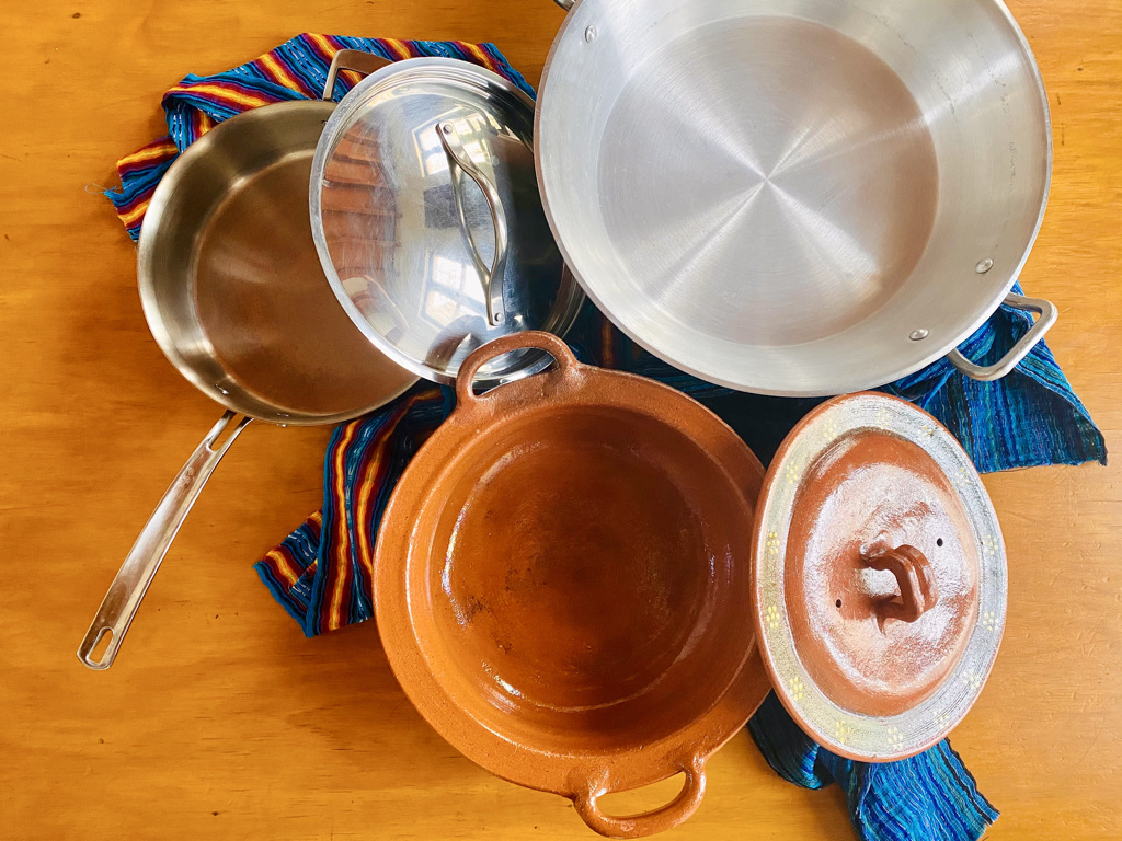 Skillet, paellera, cazuela for rice