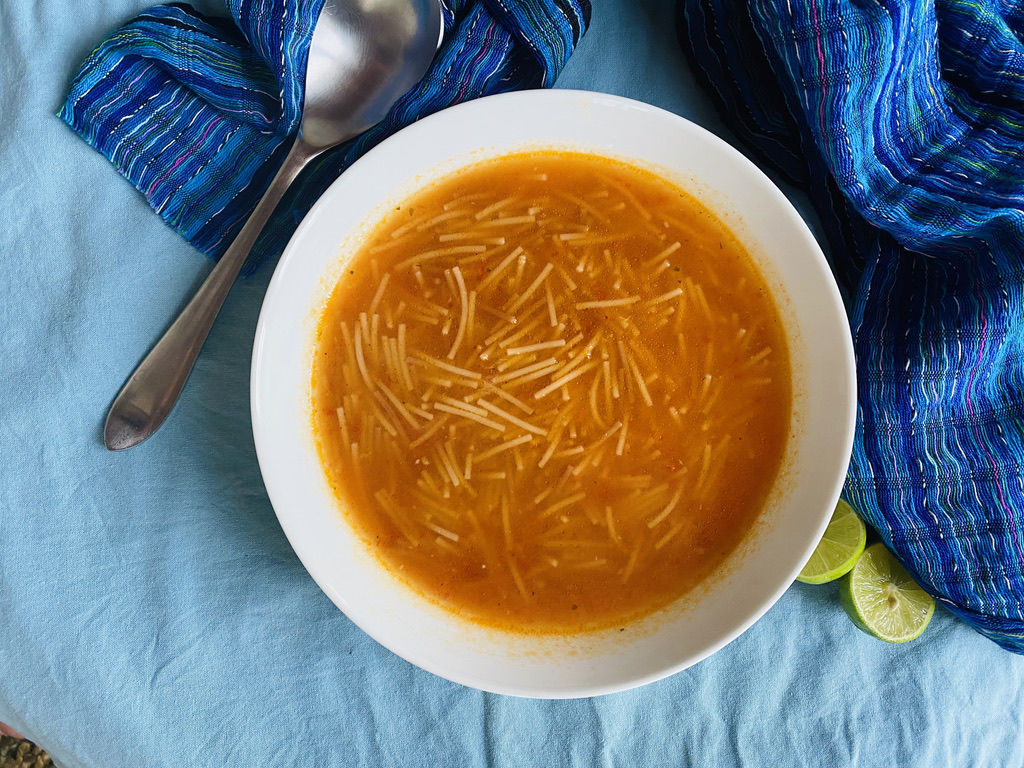 Mexican Noodle Soup Horz