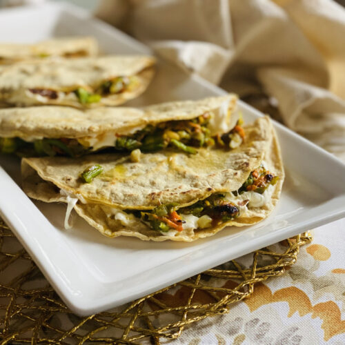 Squash Blossom Quesadillas