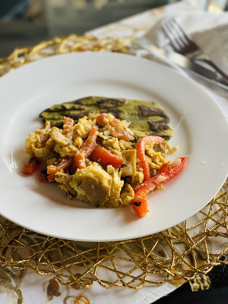 Migas with nopal