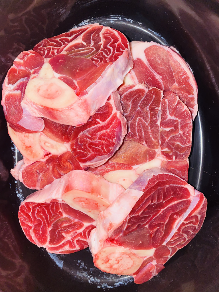 Beef shank steaks