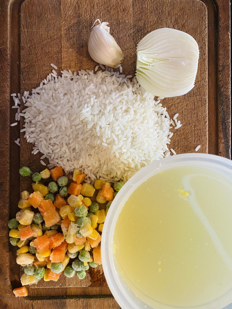 Mexican White Rice Ingredients