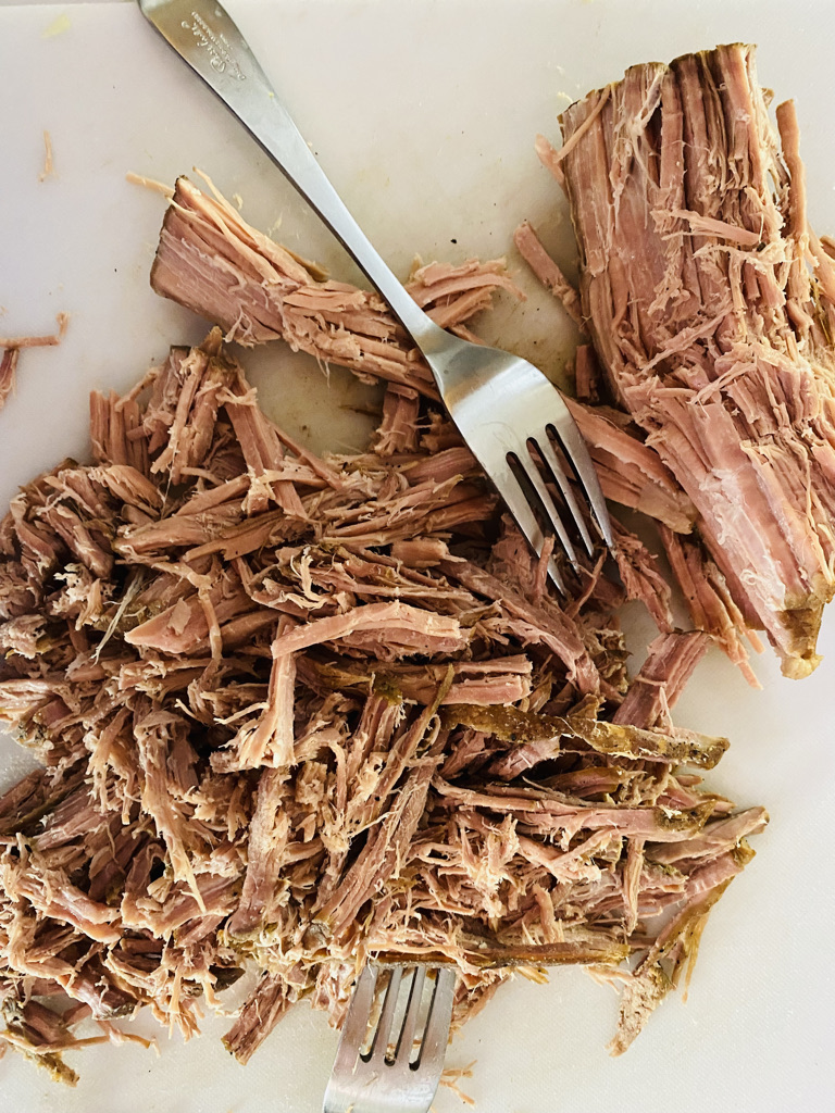 Shredded roast beef