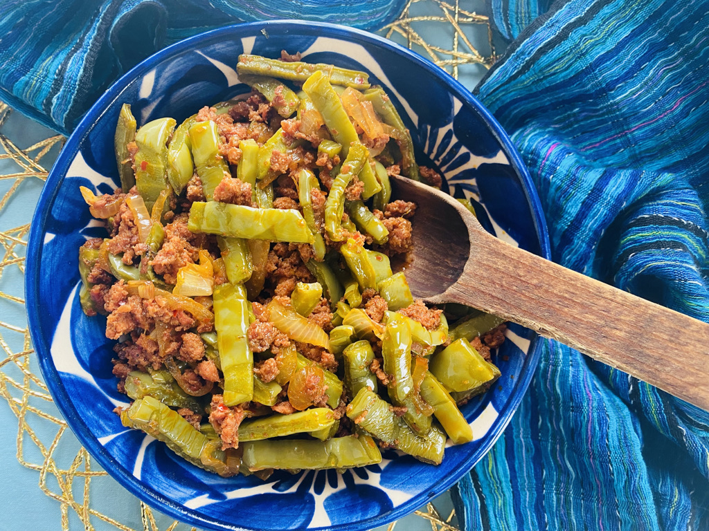Cactus and chorizo