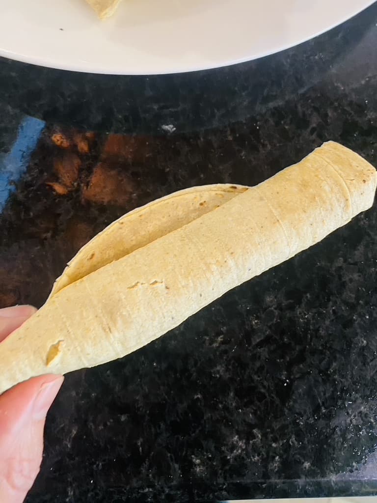 Tortilla with tear