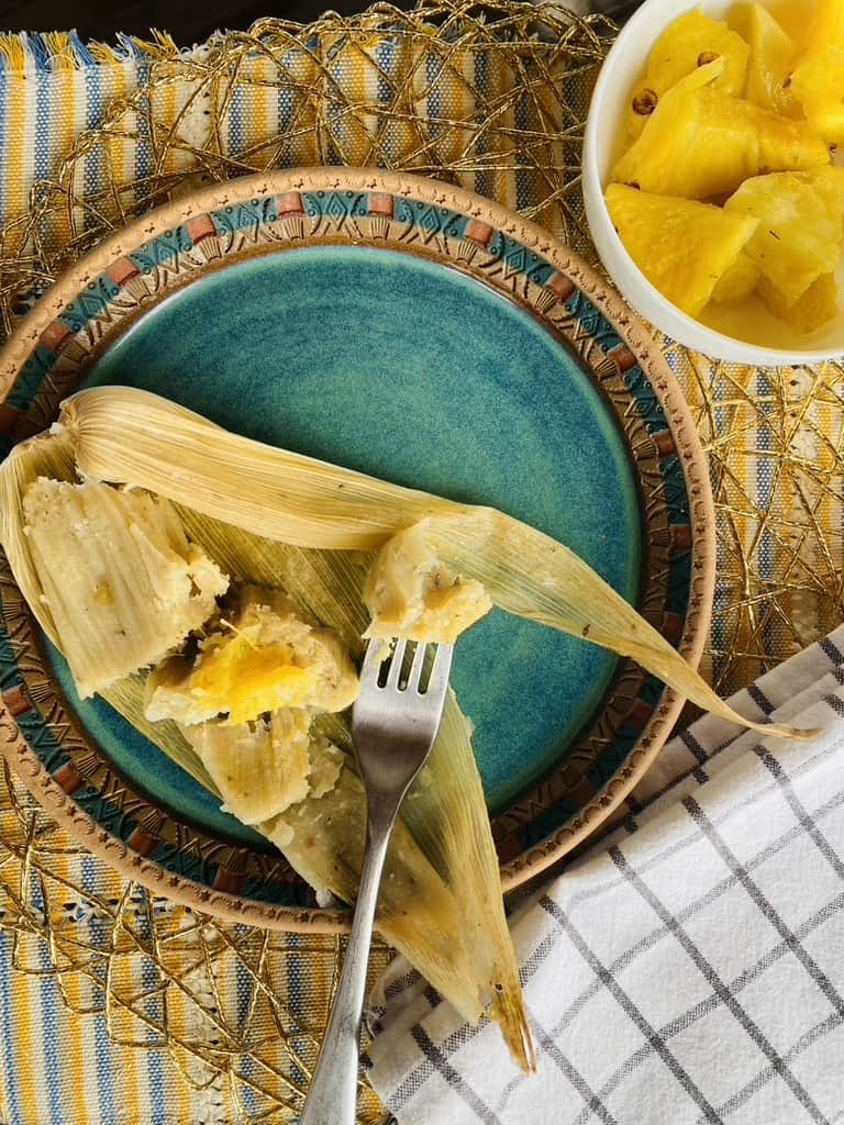 Pineapple tamal