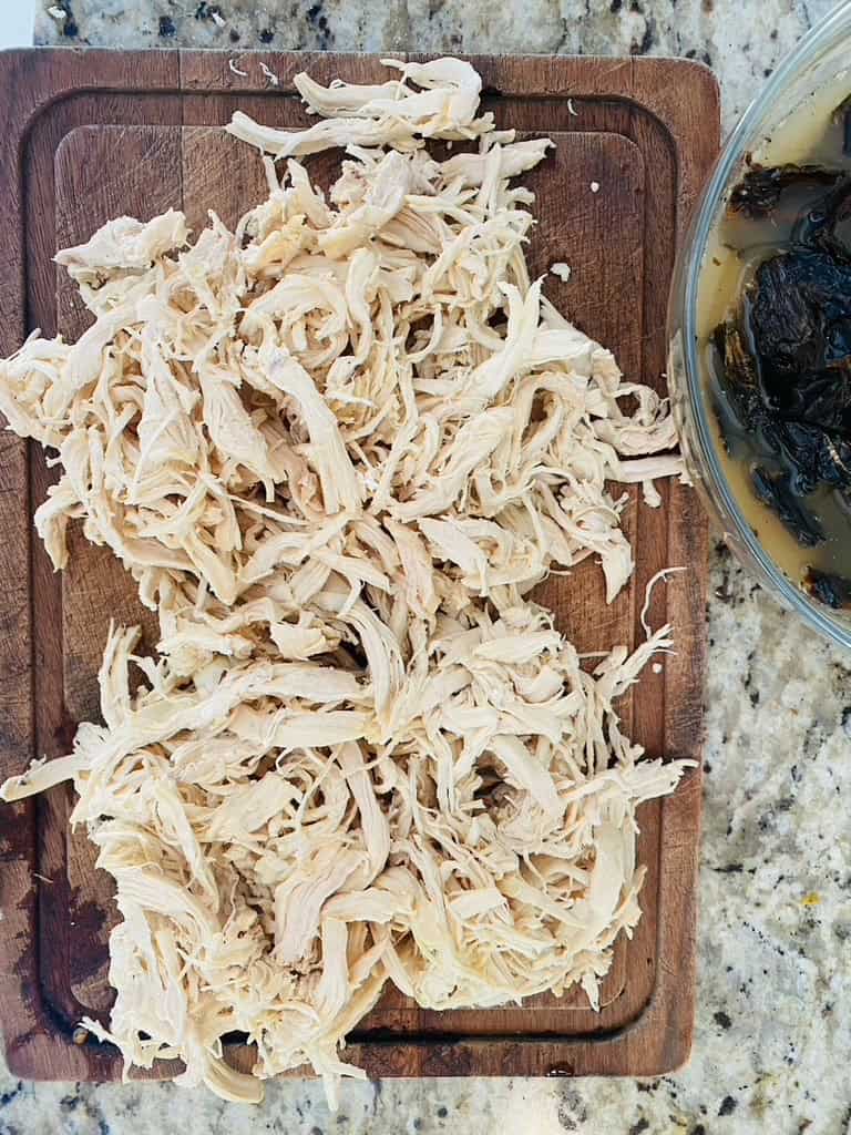 Shredded chicken